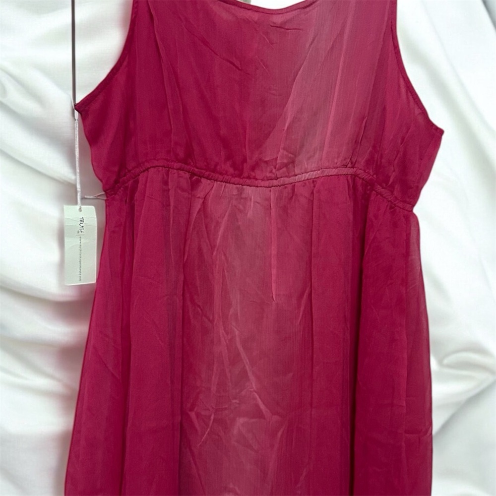 Elegant Kids Dress in Rich Red